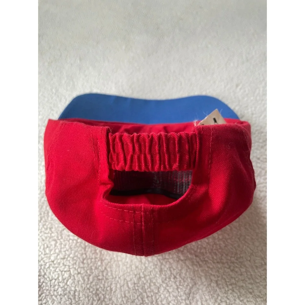 Disney Kids OS Mickey Mouse Hat Red Blue‎ Vintage Goofy's Hat Co. Embroidered M